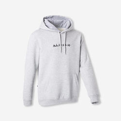 Sweat-shirt de skateboard HD500 orange collaboration Make Life Skate Life