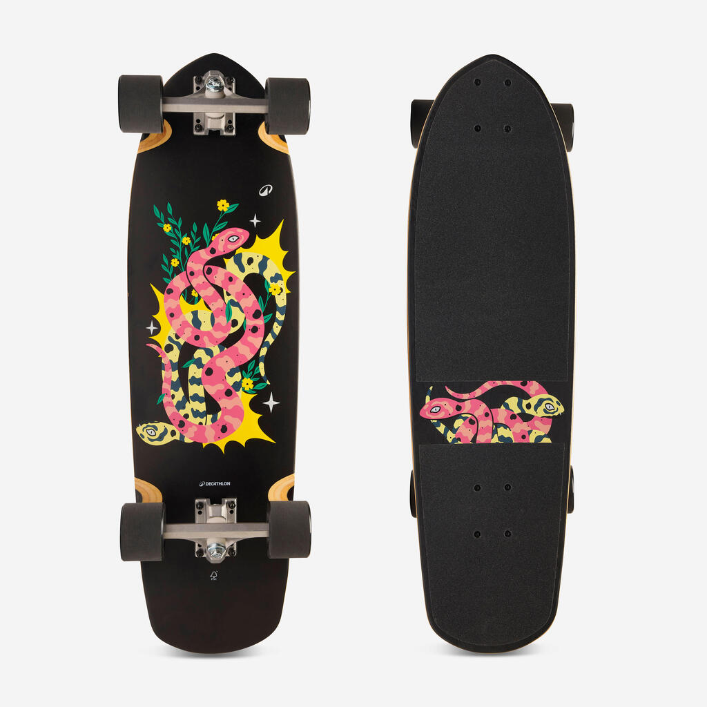 Longboard Cruising Venice 500, trukk 150 mm, rattad 70 mm 78a
