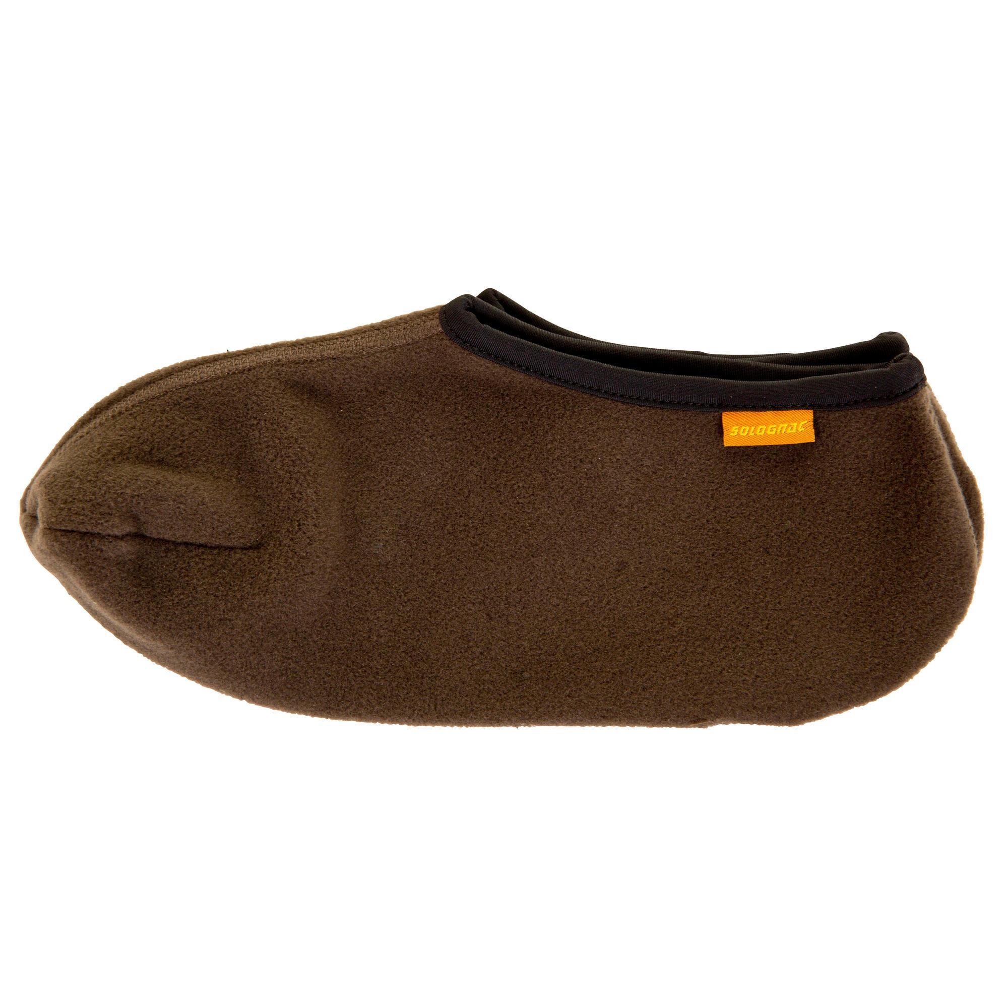 Chaussons chasse polaire Sibir 300 marron SOLOGNAC Decathlon