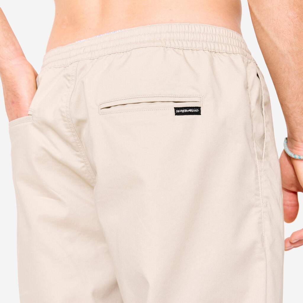 PANTALÓN DRYL DE SKATE CN500 LIGHT BEIGE