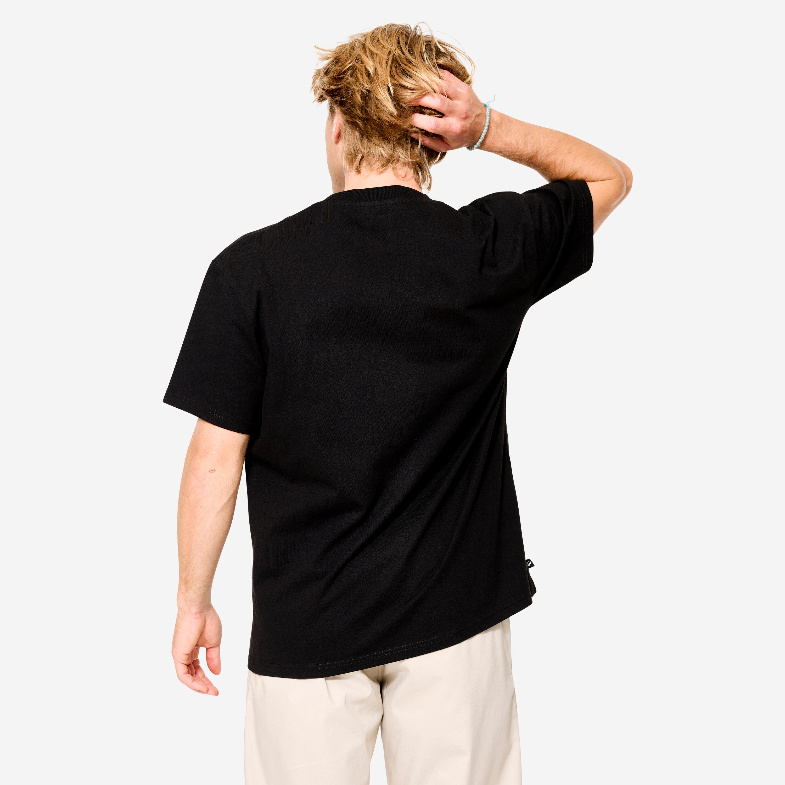 T-Shirt kurzarm Skateboard - TS500 Traffic schwarz 3/7