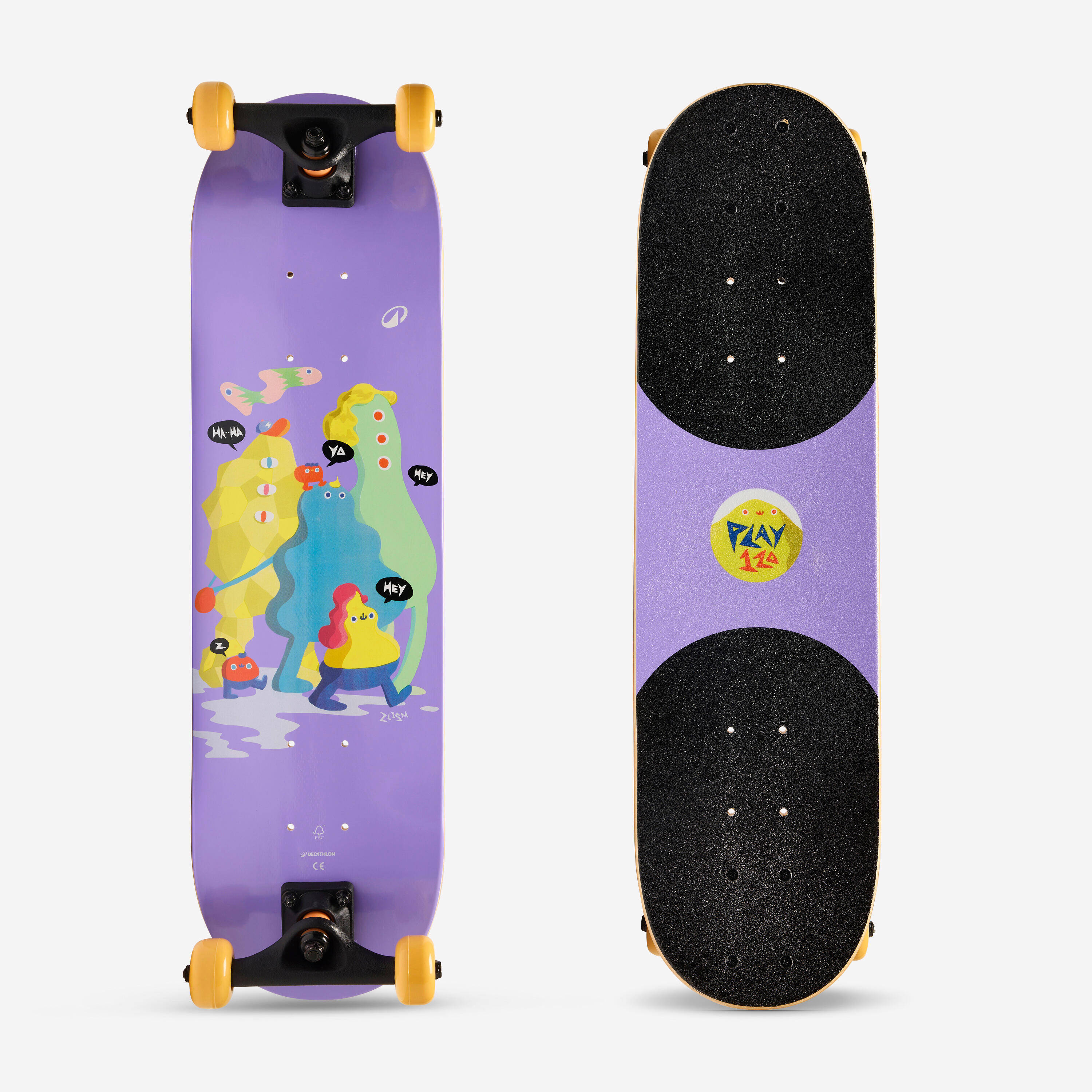 Play 120 Friends Kids' Skateboard Ages 3 to 7 -  1