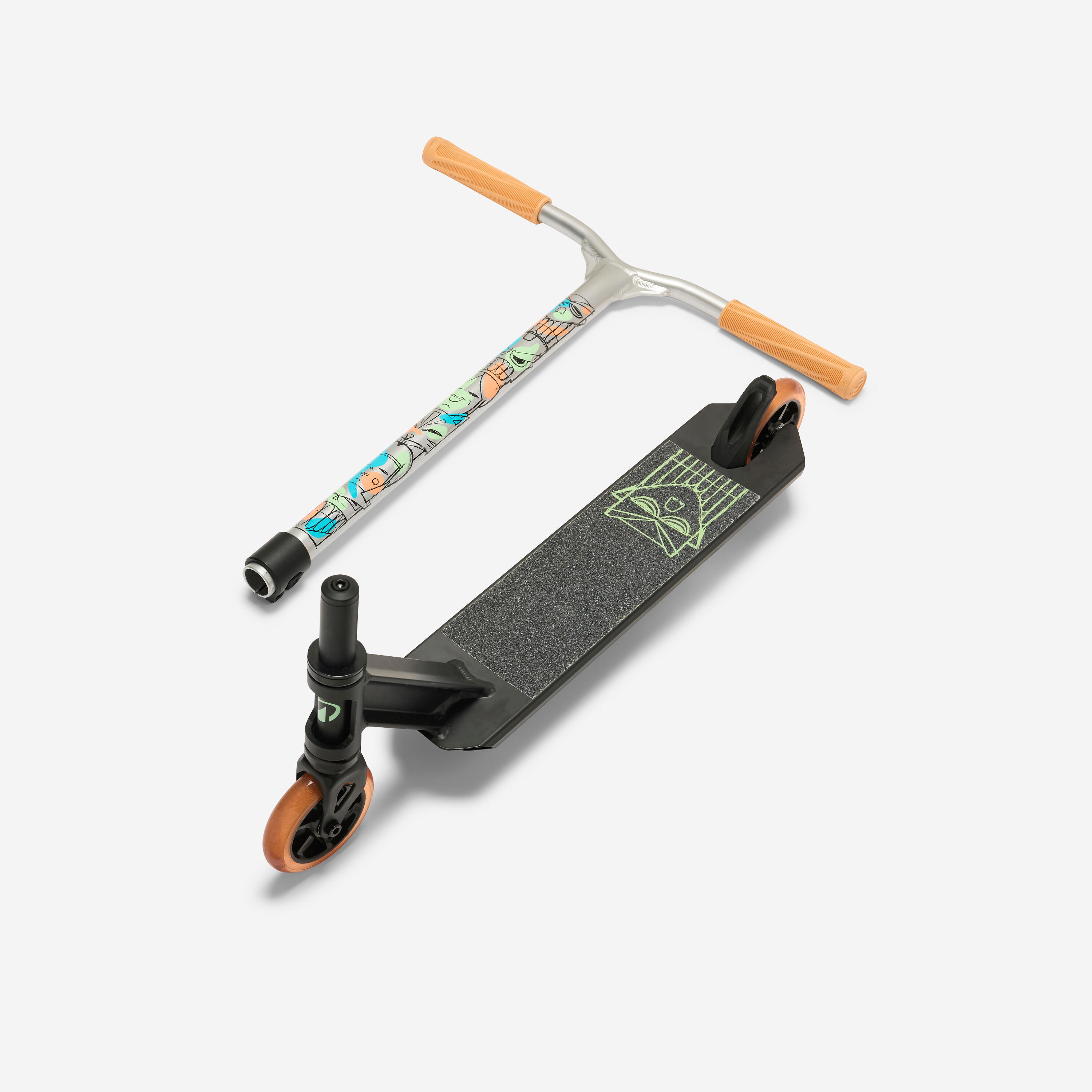 Stunt-Scooter Freestyle - MF520 Totem 110mm-Rollen, 3,4 kg 2/6