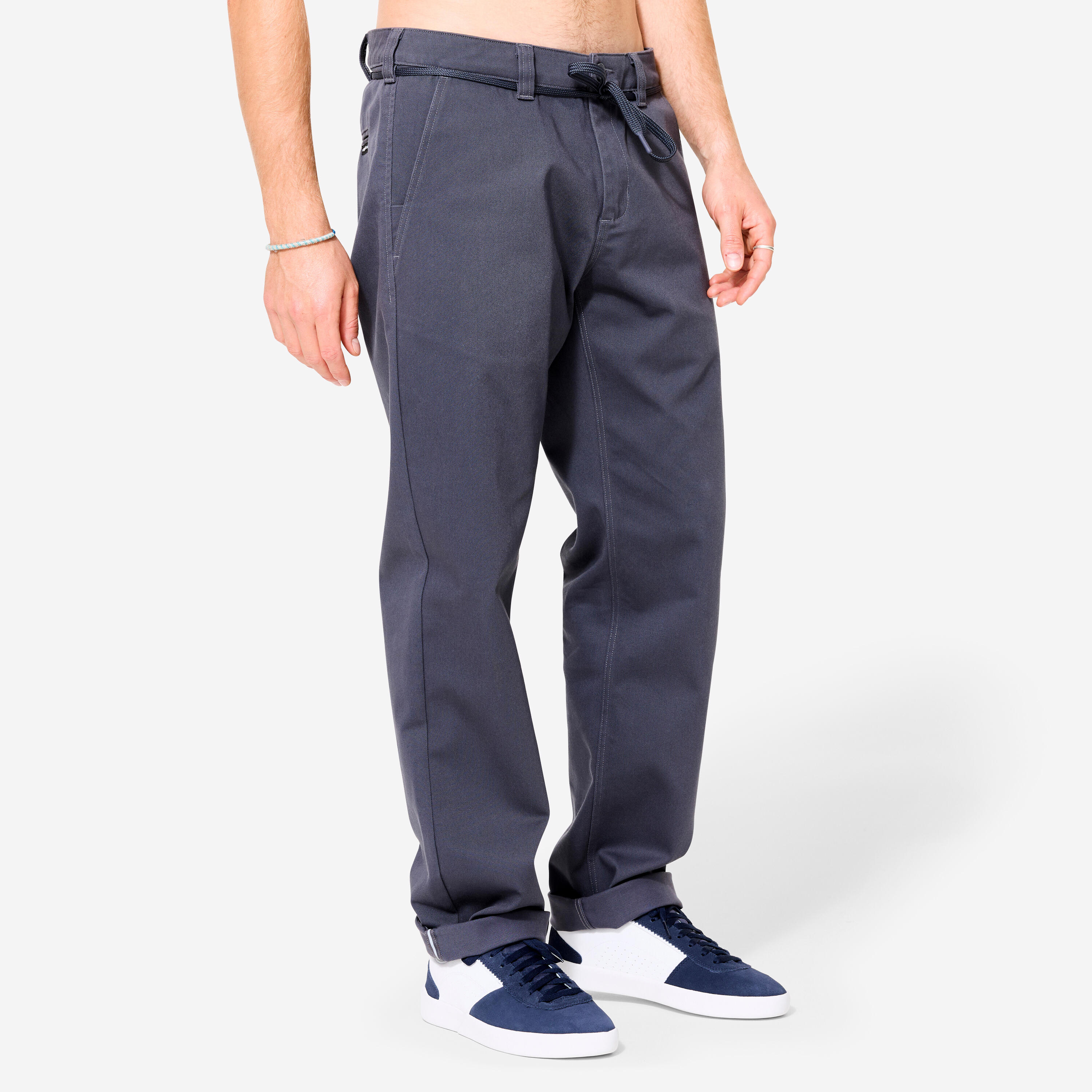 Pantalón de skate chino CN500 heavy gris 2/9