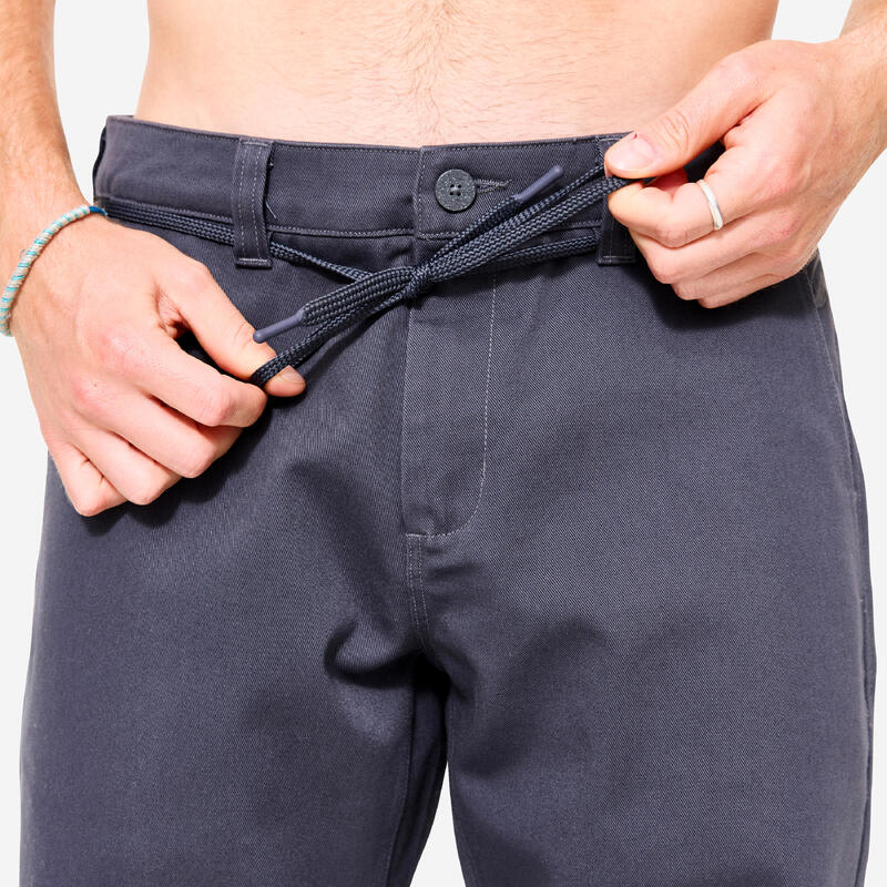 Pantalon Skateboad Chino CN500 heavy Gri