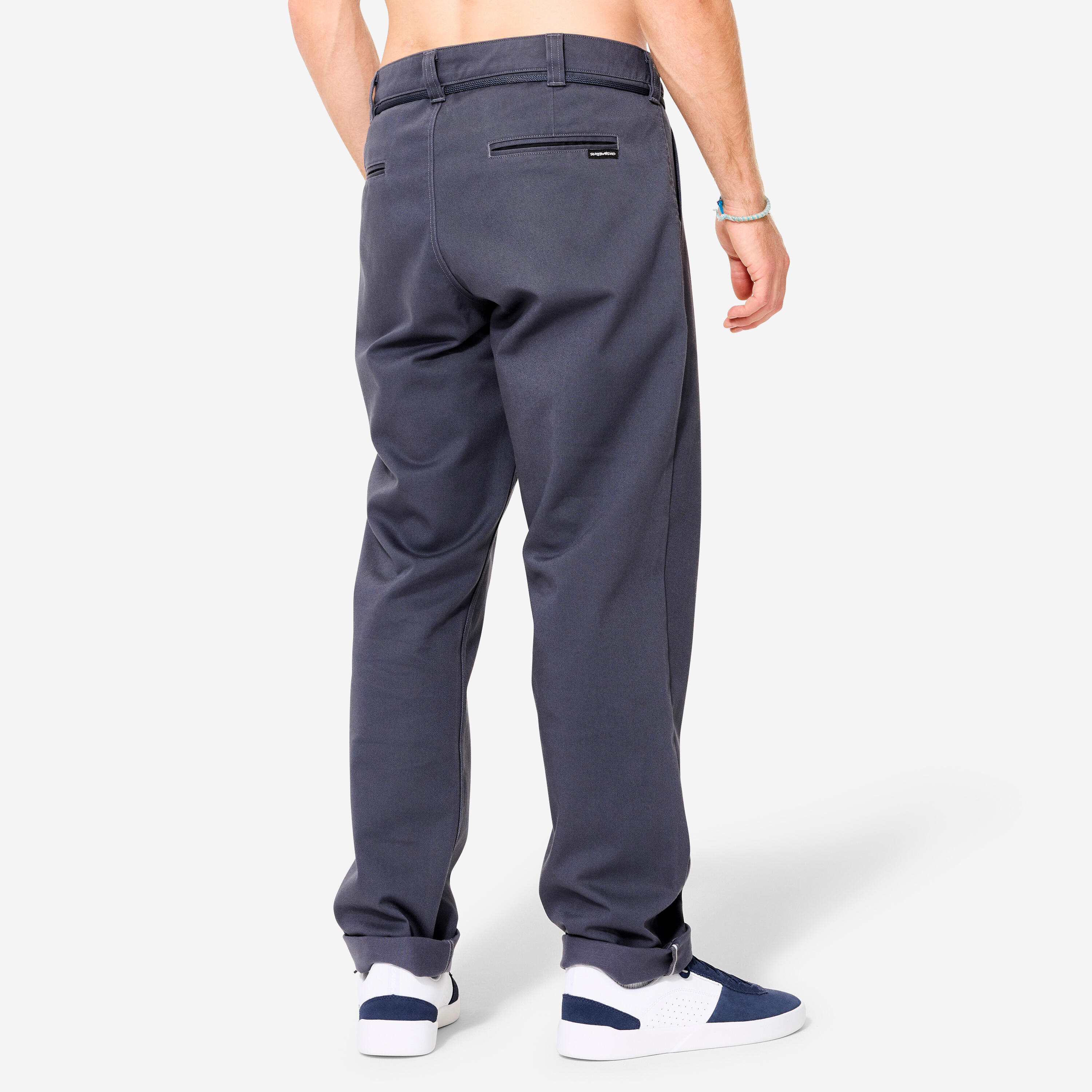 Pantalón de skate chino CN500 heavy gris 4/9