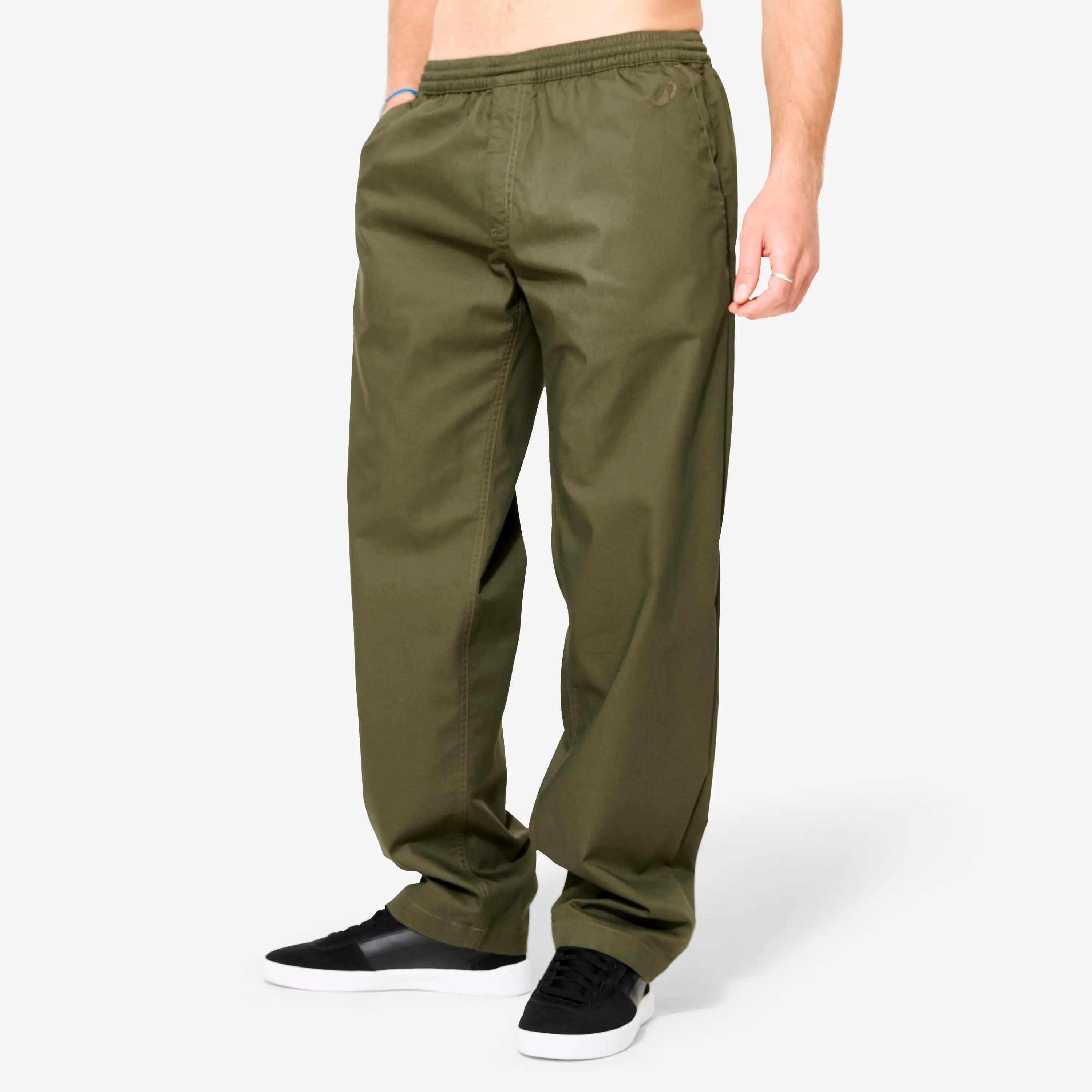 Pantalón de Skate Chino  CN500 Caqui Claro 14/18