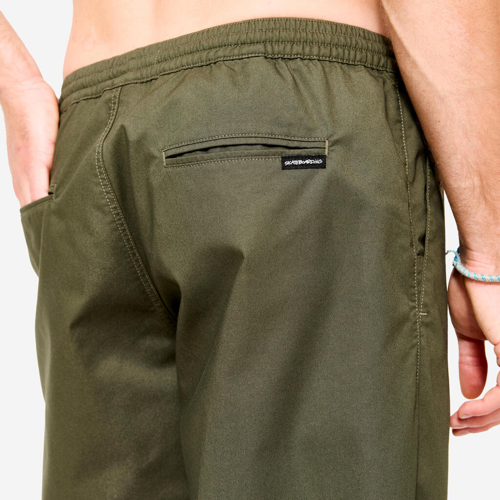 Kaki pantalone za skejtbording CHINO CN500 LIGHT