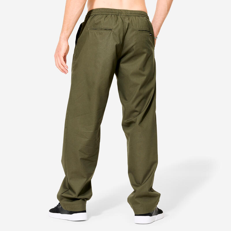 PANTALON DE SKATE CHINO CN500 LIGHT KAKI