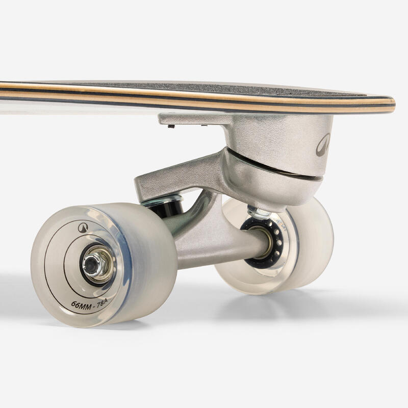Longboard surfskate surftraining 31" Spirit green