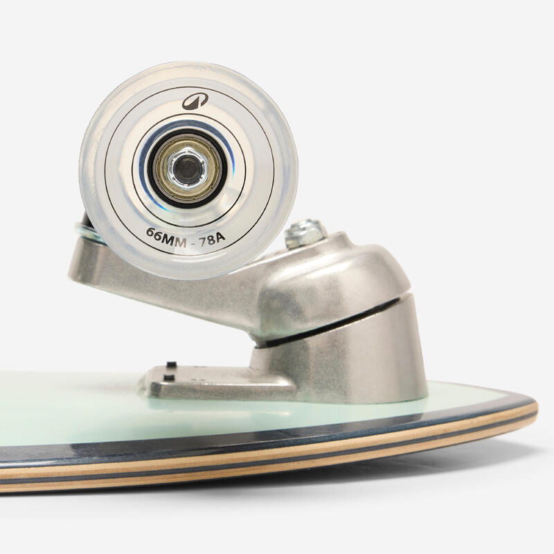 Longboard surfskate surftraining 31" Spirit green