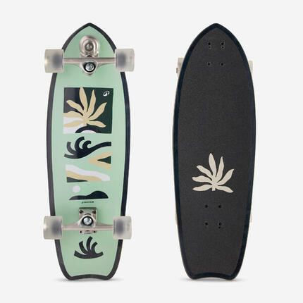 Longboard surfskate surftraining 31" Spirit green