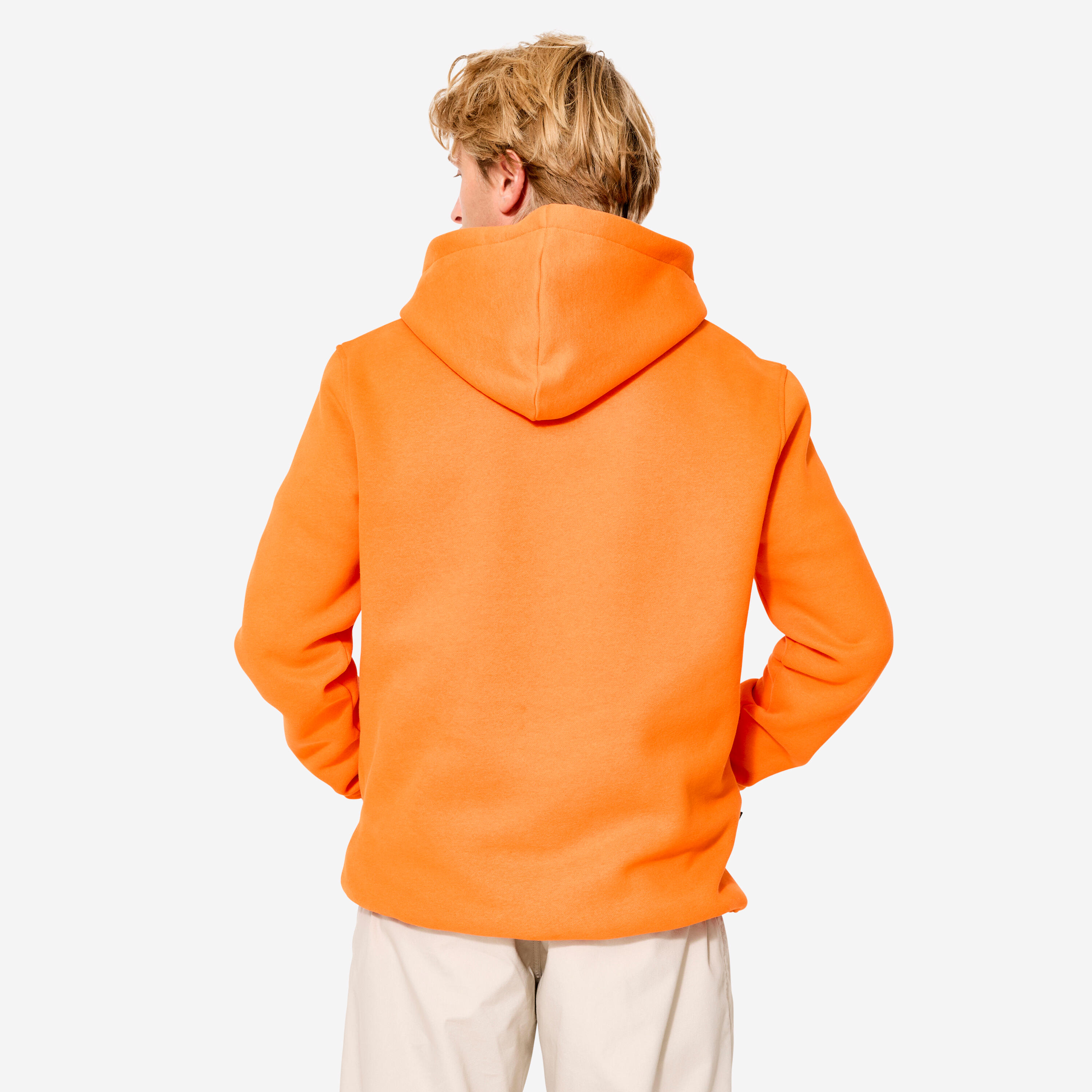 Skateboard-Sweatshirt  HD500 orange Zusammenarbeit Make Life Skate Life 8/26
