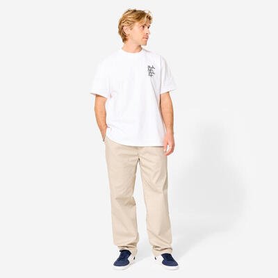 T-Shirt kurzarm Skateboard - TS500 Traffic schwarz