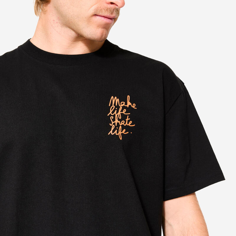Tričko s krátkým rukávem TS500 Make Life Skate Life
