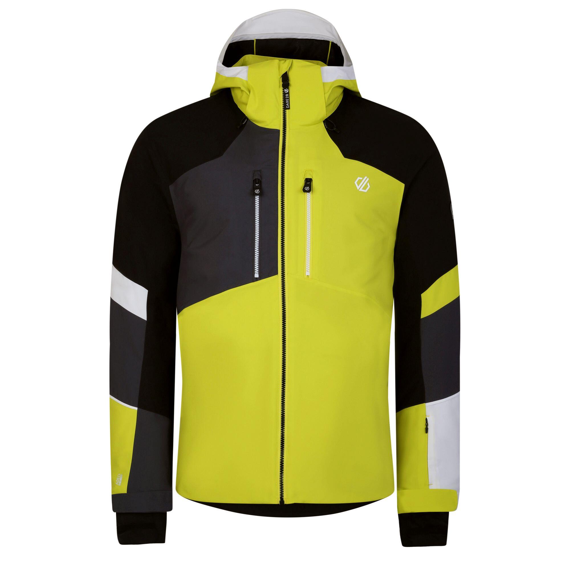 Giacca Da Ciclismo Uomo Impermeabile Dare2B Mediant Gialla Fluo - Leggera Per Bici Da Corsa