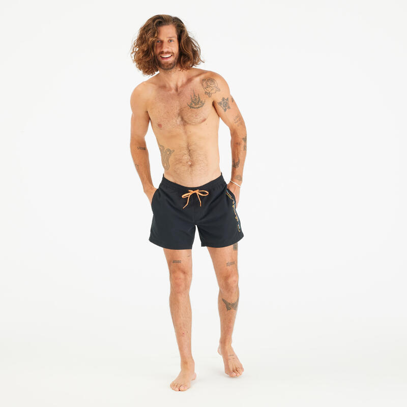 Șort de baie scurt 15' Quiksilver Behind waves Negru Bărbați