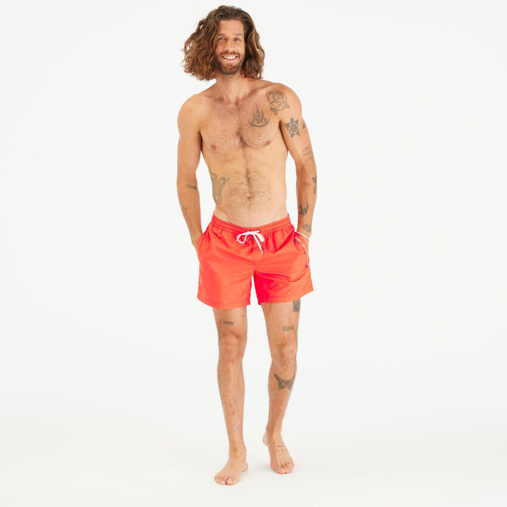 Ανδρικό σορτς μαγιό για surf 38 cm Quiksilver - Behind waves κόκκινο