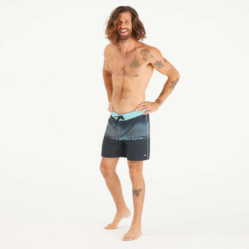 Boardshort surf mi-cuisse 16' homme Quiksilver - Half Jam Wordblock