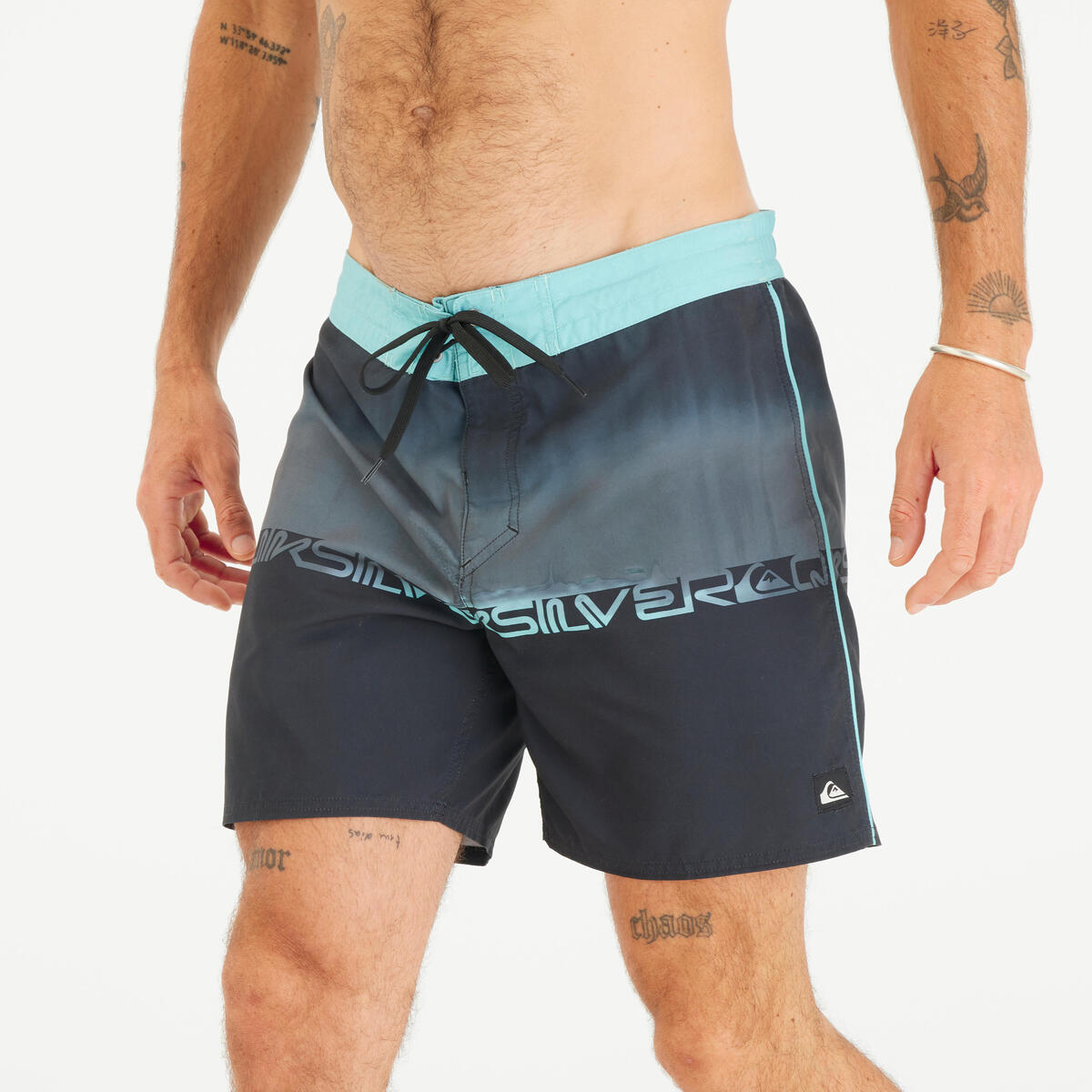 Boardshort surf mi-cuisse 16' homme Quiksilver - Half Jam Wordblock