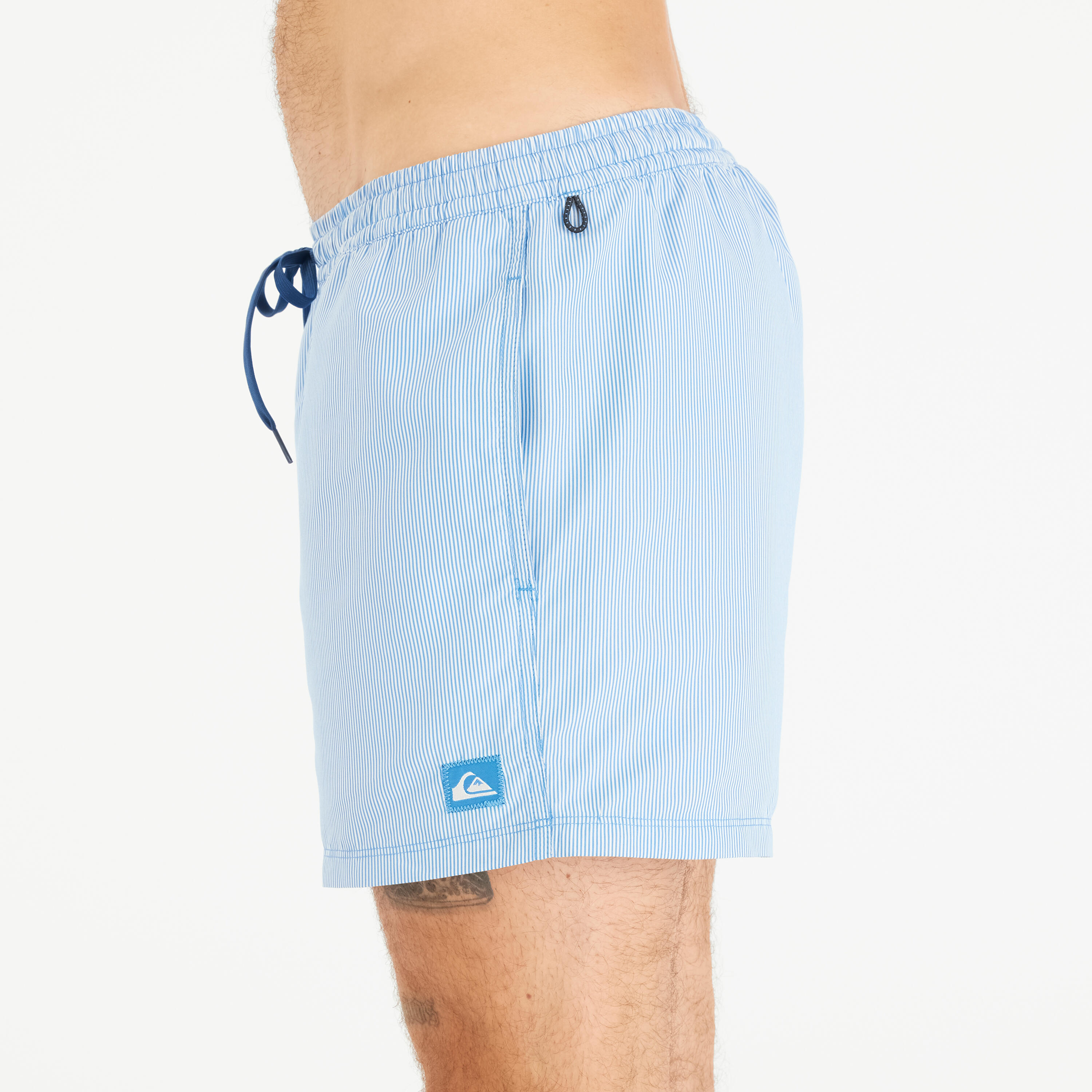 Boardshort Deluxe  voor heren blauw gestreept 3/5