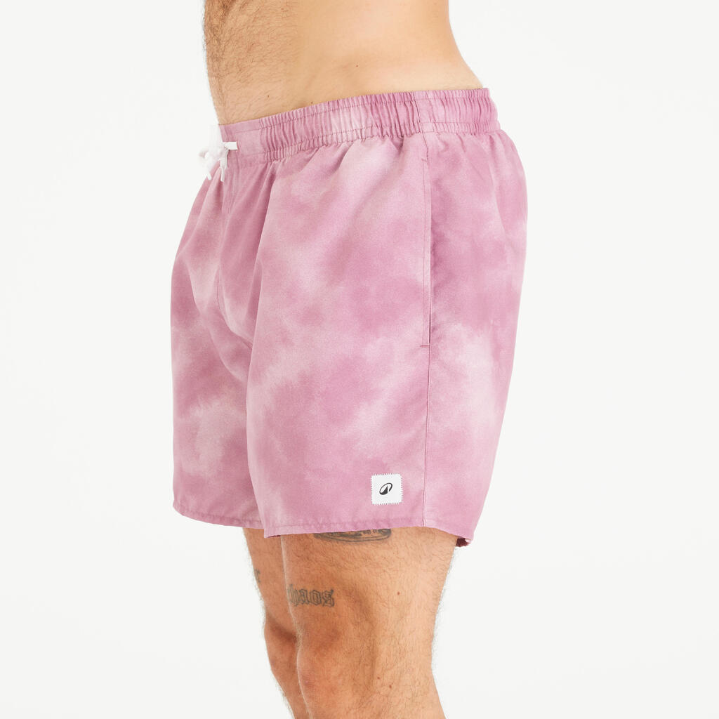 Šorts za plivanje Surf 100 dužine 38 cm muški - ljubičasto/sivi