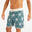 Boardshort lung surf 500 18" Hyperdrama Granit verde Bărbați