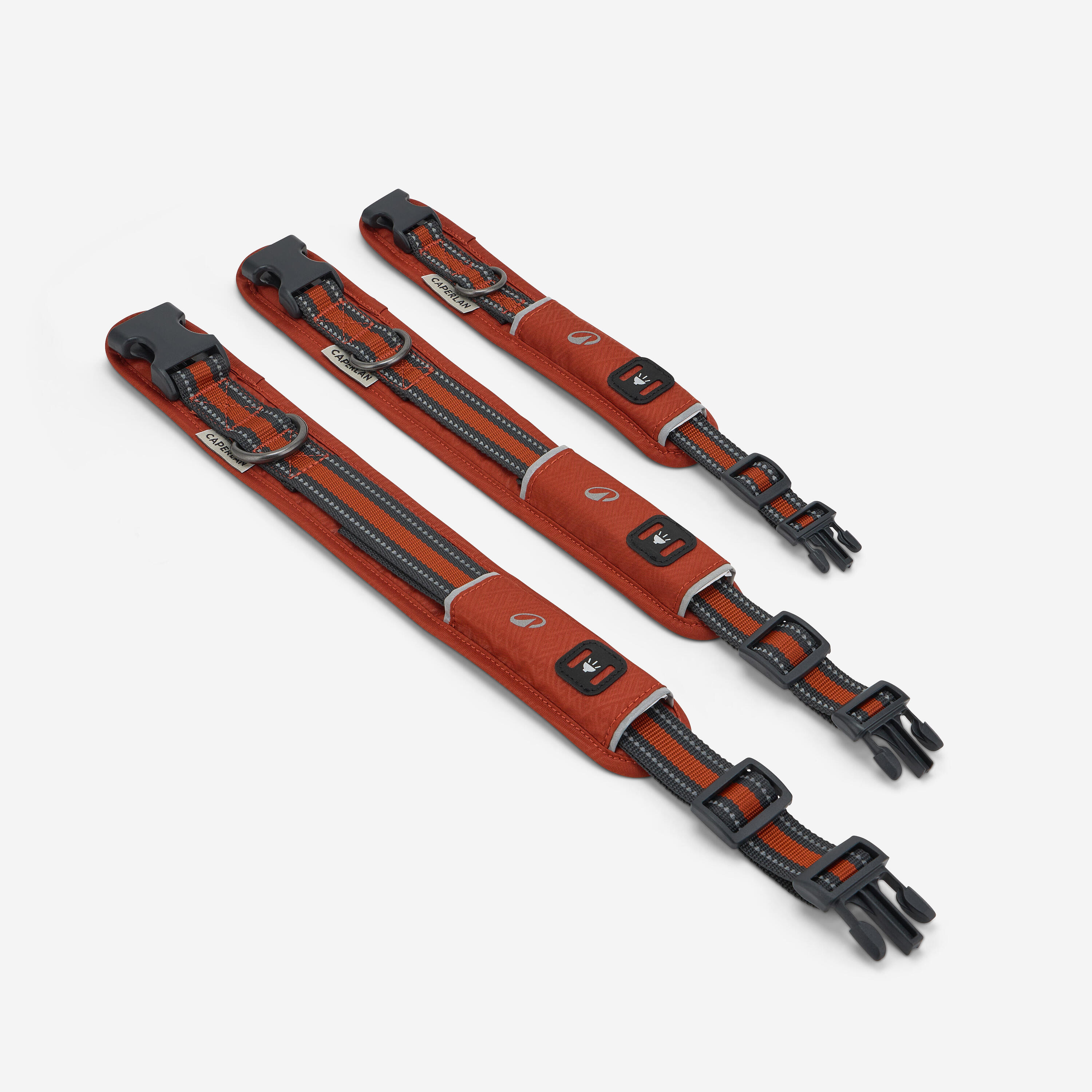 Outdoor hondenhalsband 500 terracotta 7/8