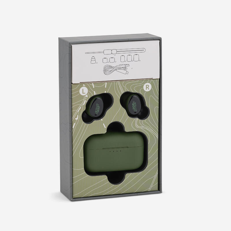 Dopuri de urechi electronice anti-zgomot Caliber Verde