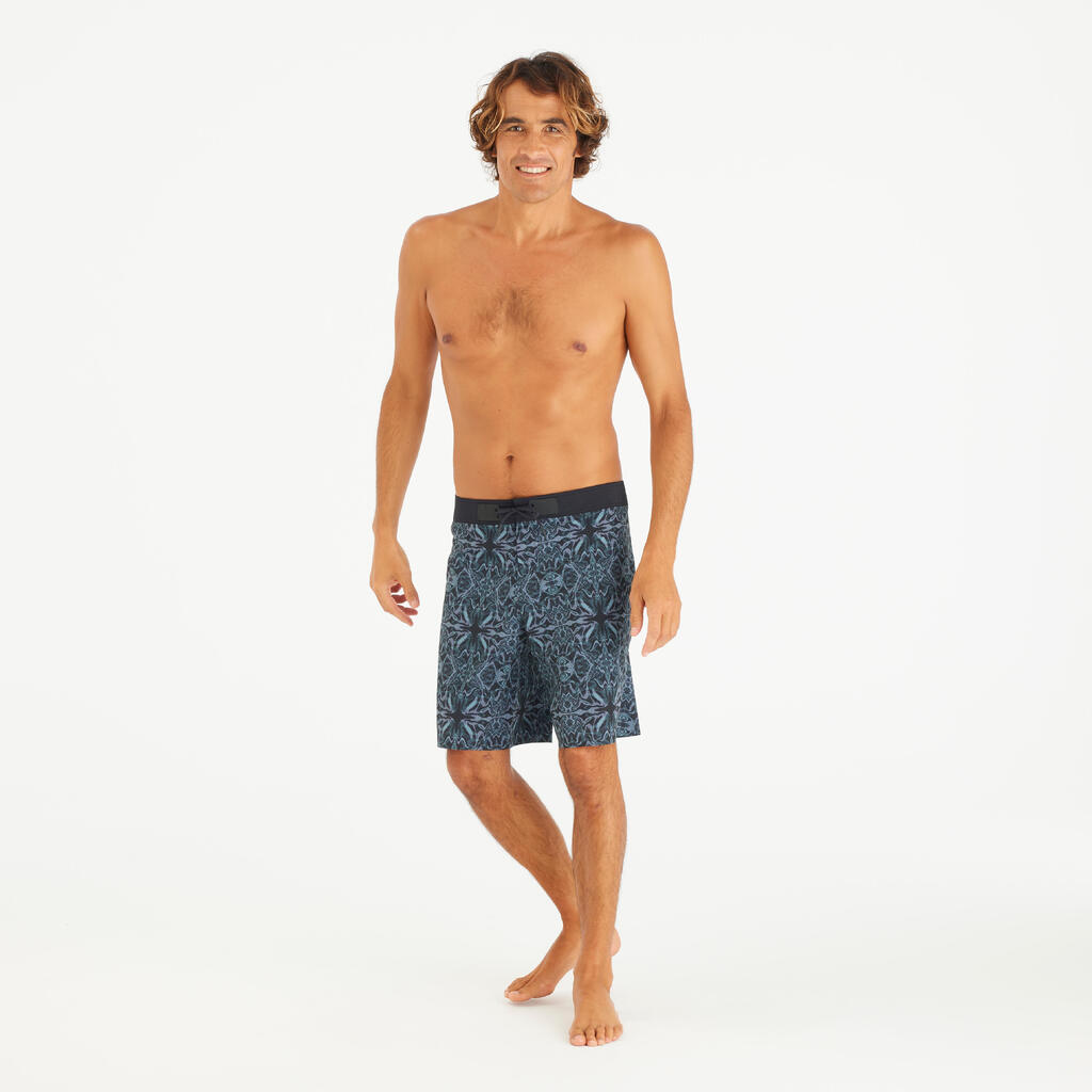 Men’s Boardshorts Surf 900 Long 19” - FB Itzblack Black
