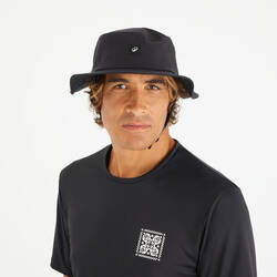 Adult surf hat - 500 newblack black