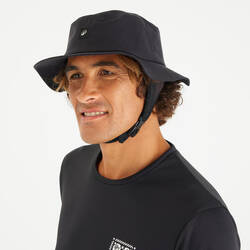 Adult surf hat - 500 newblack black