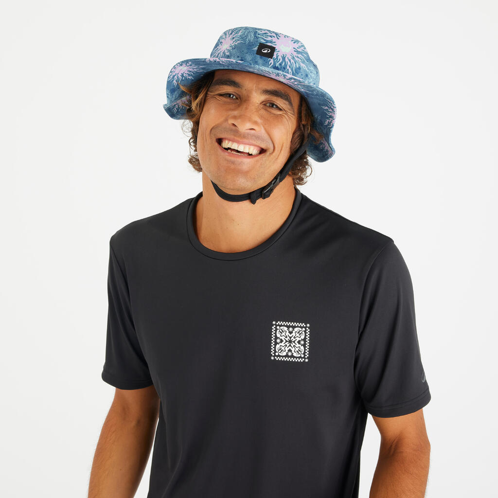 Adult surf hat - 500 florentic khaki