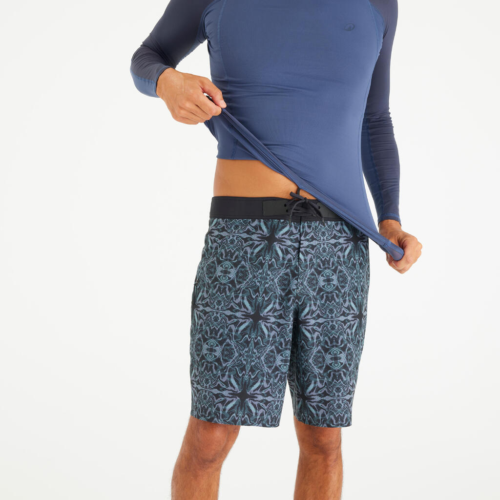 Camiseta de protección solar UV manga larga para Hombre Olaian 500 - Azul