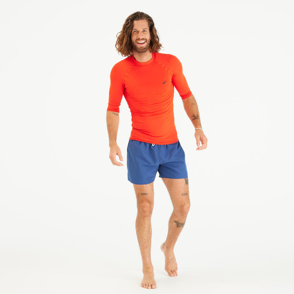 Top UV surfingowy męski Olaian 100 krótki rękaw