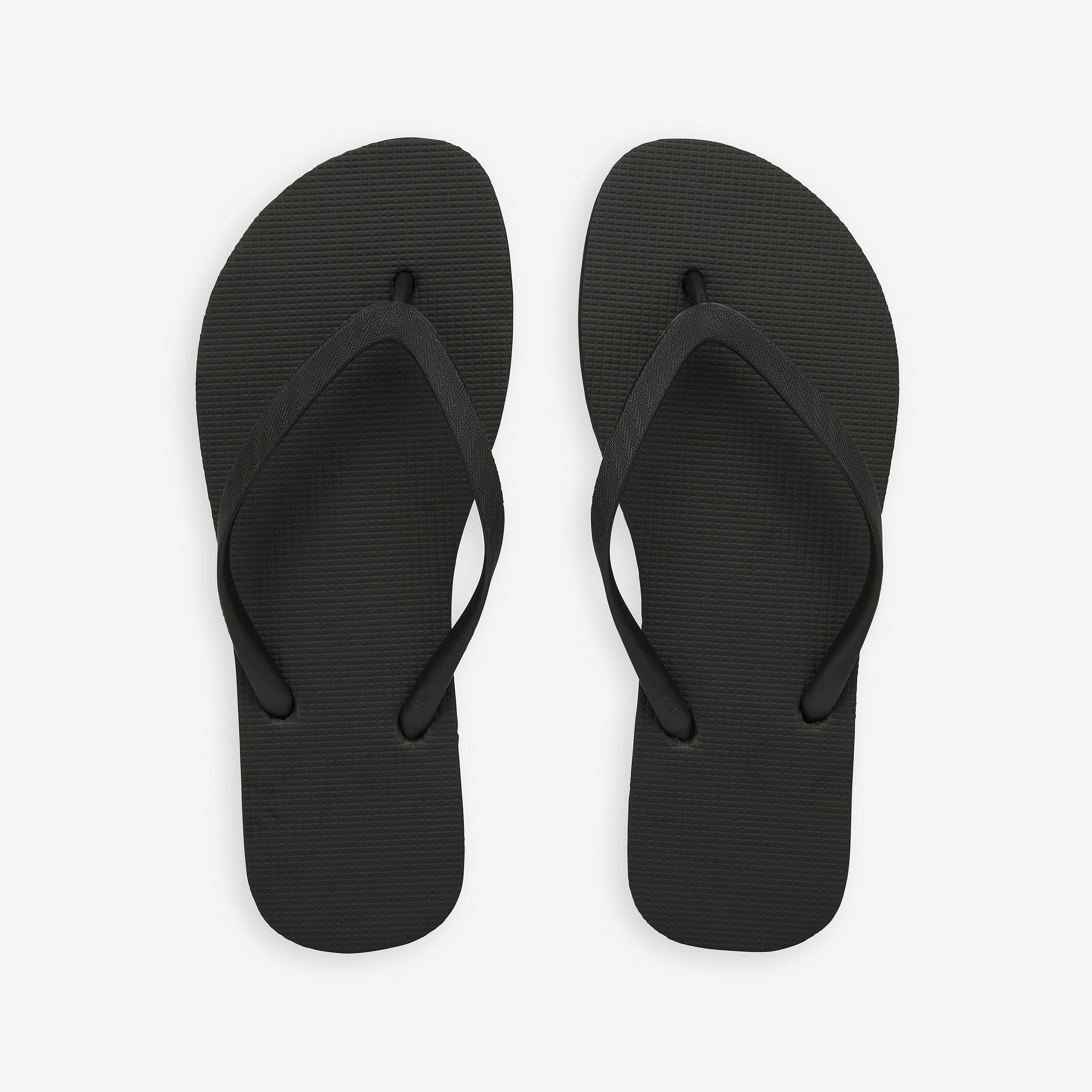 Women’s Flip-flops - 100 Black 3/4