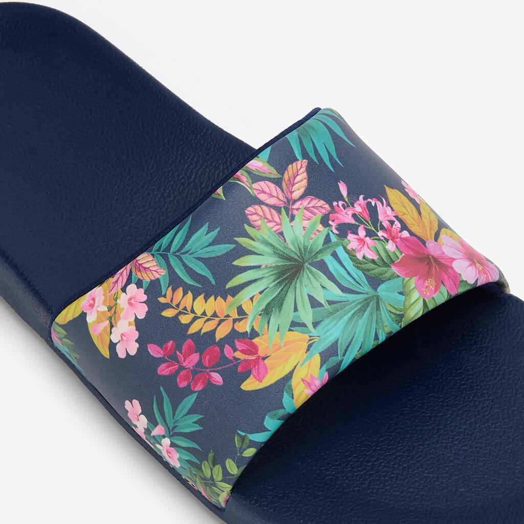 Women’s slides - 550 Bora navy blue
