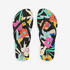 Women’s flip-flops - 120 Azae black & multi-coloured