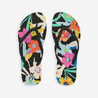 Women’s flip-flops - 120 Azae black & multi-coloured