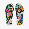 Women’s flip-flops - 120 Azae black & multi-coloured