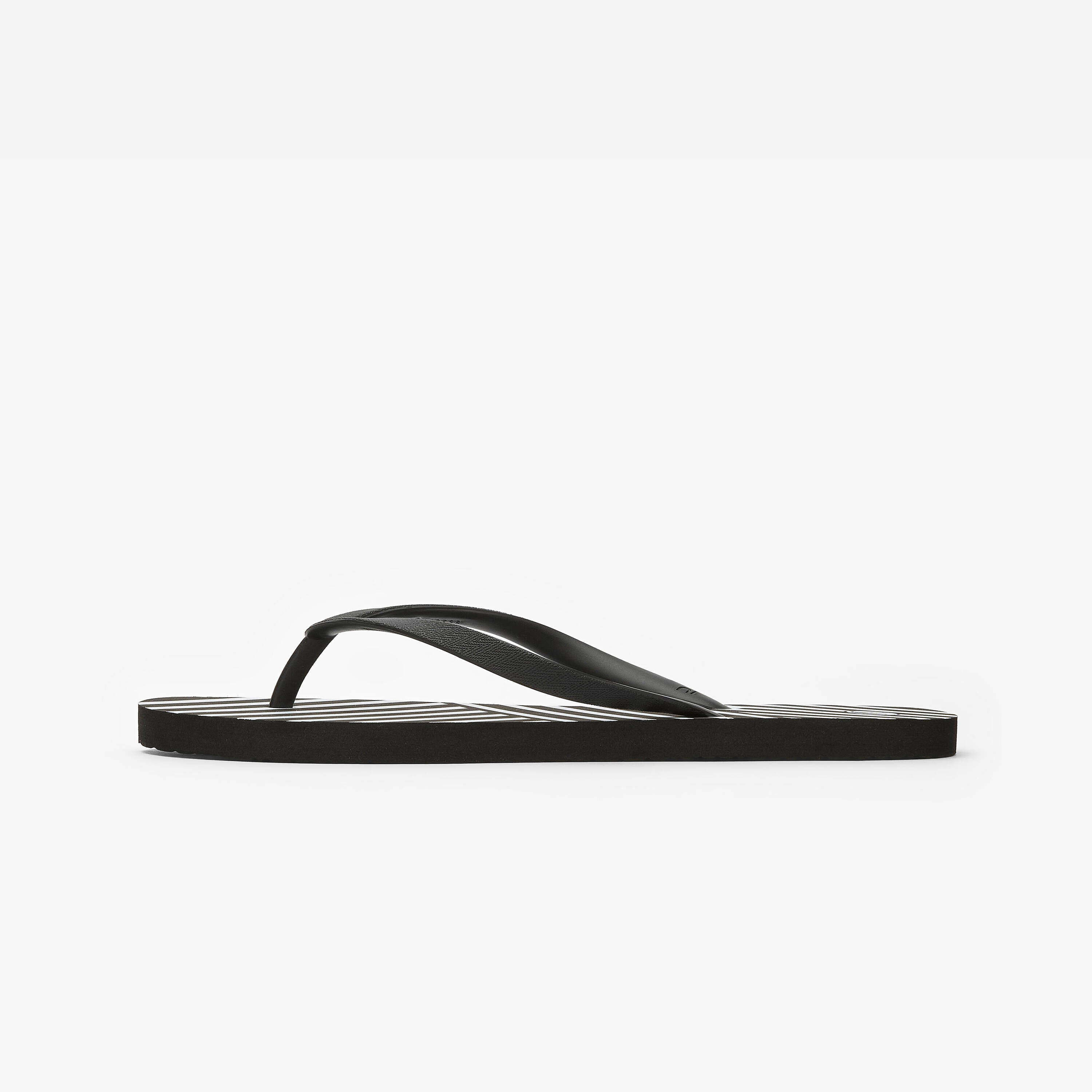 Women’s flip-flops - 120 Transat black & white -  5