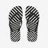 Women’s flip-flops - 120 Transat black & white
