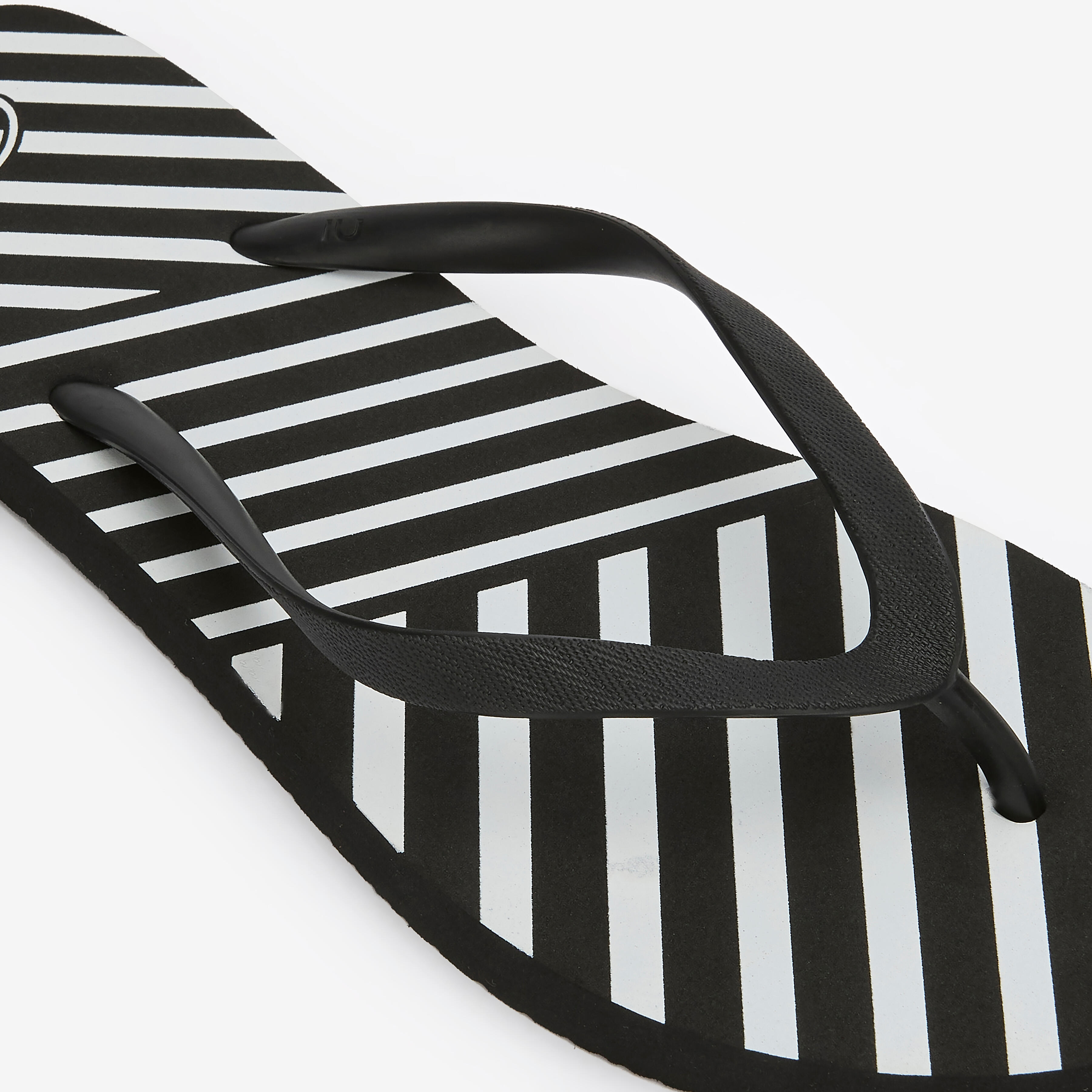 Women’s flip-flops - 120 Transat black & white