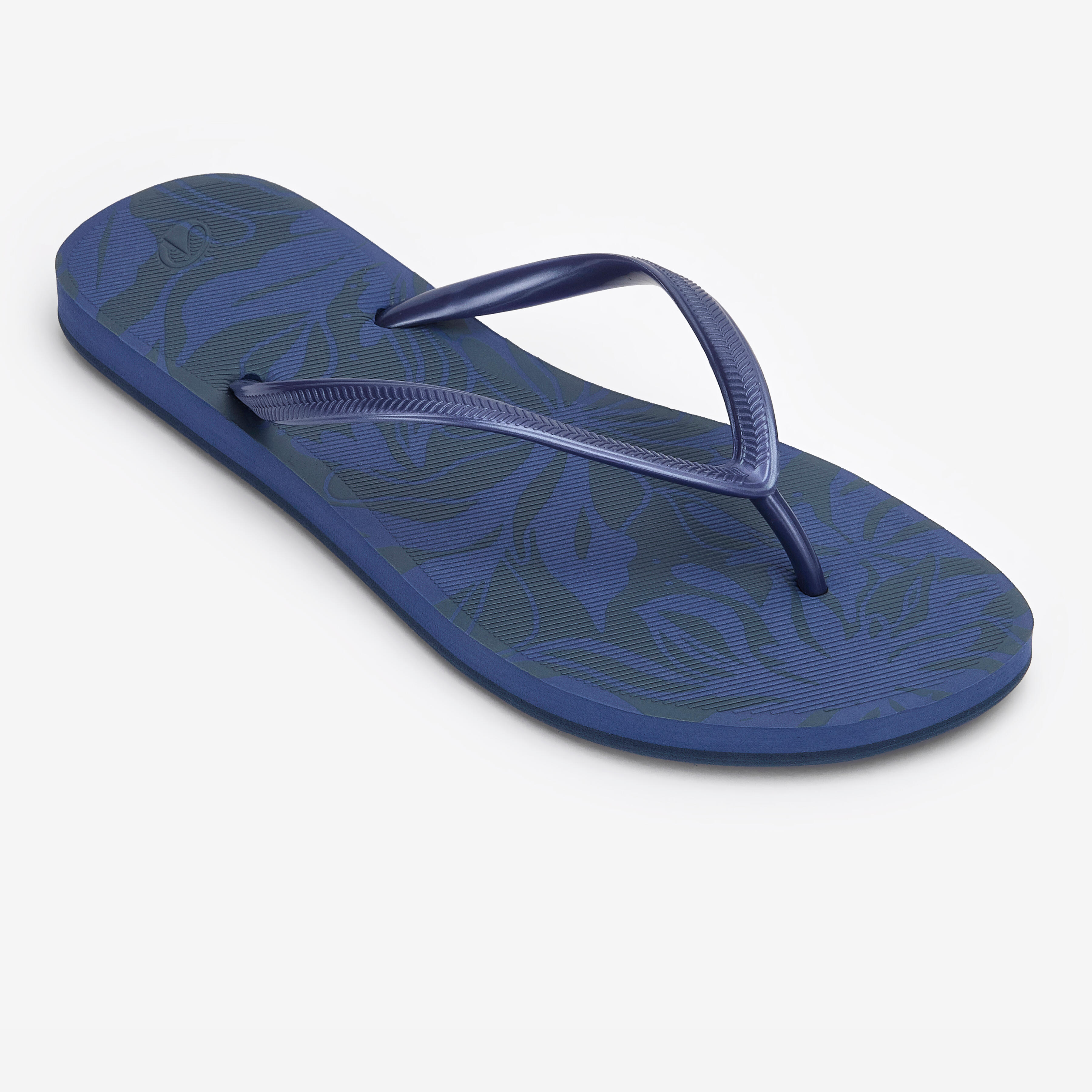 Papuci 500 Flowy Albastru abisal Damă