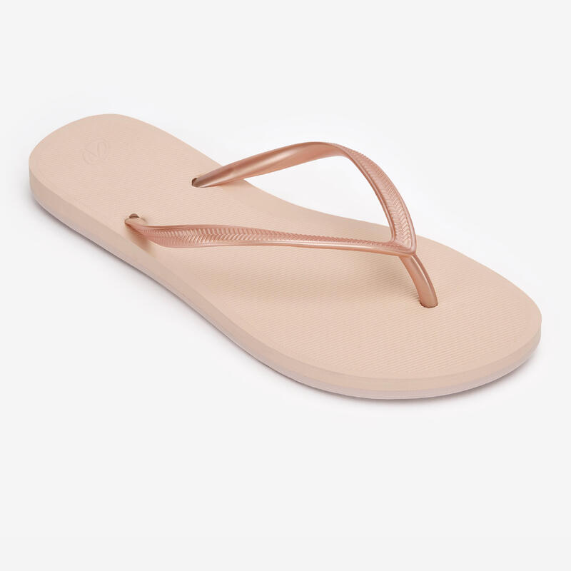 Tongs Femme - 500 Gold peach beige orangé