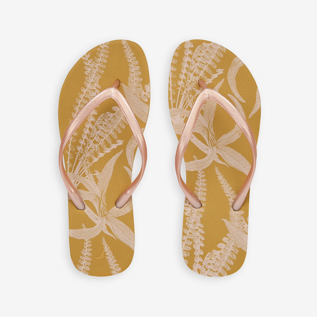 Tongs Femme - 500 Gold peach beige orangé