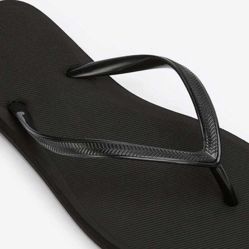 Tongs Femme - 500 Noir