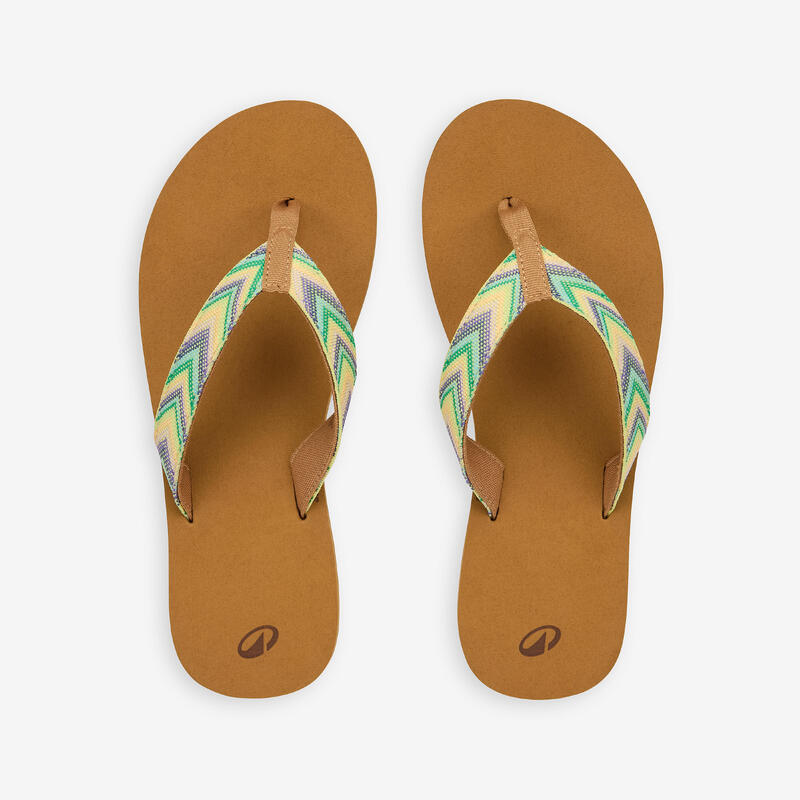 Tongs 550 Femme - Raffi marron camel