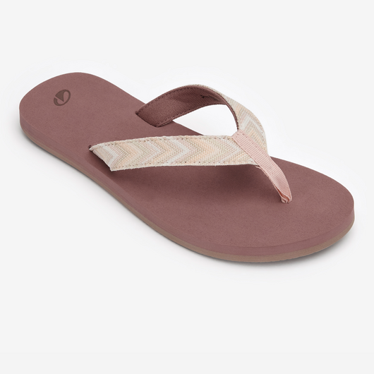 Tongs 550 Femme - Raffi plum rose taupe