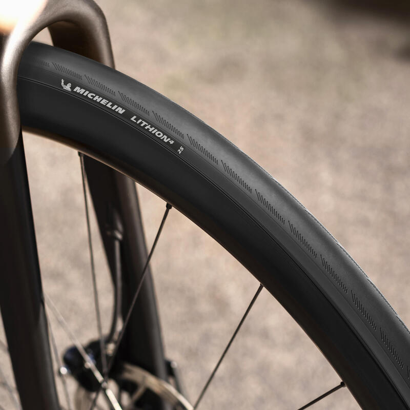 Lot de 2 pneus vélo route tringle souple - Michelin Lithion 4 700x25 noir